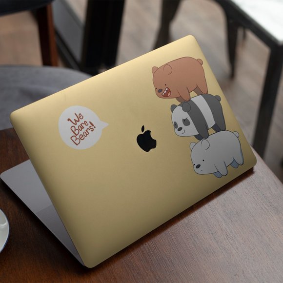 Cartoon We Bare Bears case for apple MacBook All Generations Air Pro - Picture 5 of 5
